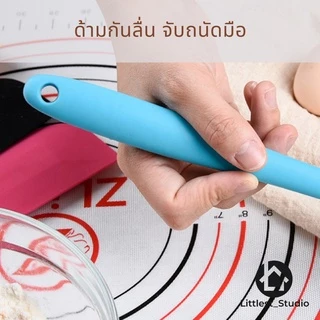 Littlest Studio ไม้พายซิลิโคนใหญ่แบบตัก ทนความร้อน หนาพิเศษ ไร้รอยต่อ ทำเบเกอรี่ พายยางซิลิโคน ทำขนม