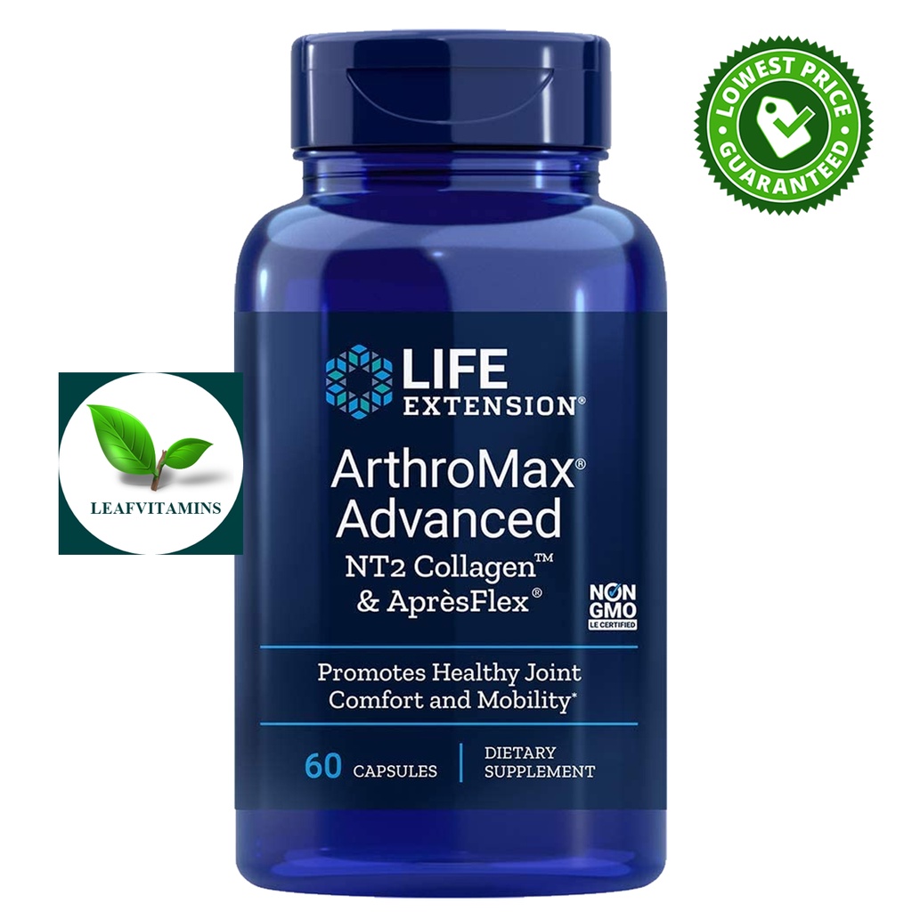 Life Extension ArthroMax  Advanced with NT2 Collagen & ApresFlex / 60 Capsules