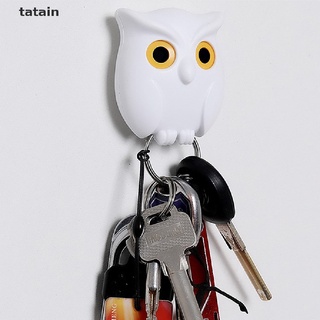 [TAT] 1PCS Wall Key Hook Holder Hanging Night Owl Magnetic Keep Keychains Key CVX