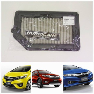 กรองอากาศสแตนเลส(HURRICANE) HONDA JAZZ GK /CITY ปี 2014-2019, BRV ปี 2015-2019