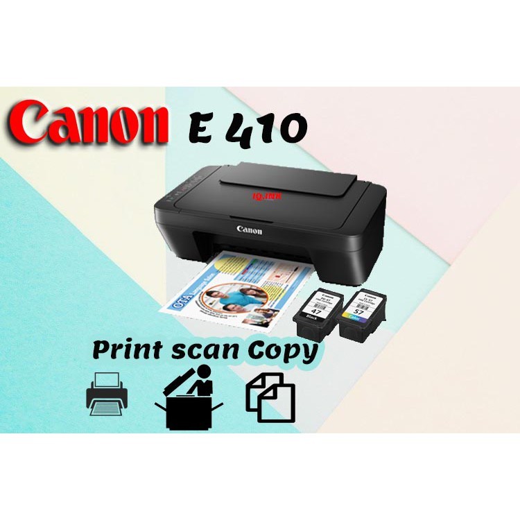 มัลติฟังก์ชั่นอิงค์เจ็ท Canon Pixma E410/ e510 Multifunction Inkjet หมึกราคาถูกคุ้มค่า