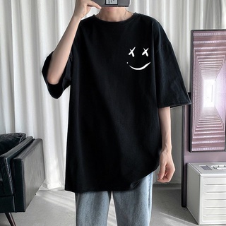 🔥จัดส่งจากประเทศไทย🔥เสื้อยืดแขนสั้นสไตล์ฮ่องกงฤดูใบไม้ผลิฤดูร้อนแบบใหม่สไตล์เกาหลีแฟชั่นหลวมนักเรียนญี่ปุ่นชุดคู่รัก01