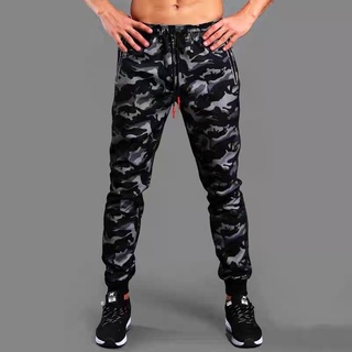 กางเกง Jogger Pants กางเกงลำลองลายพราง กางเกงกีฬาชาย FNY 10834