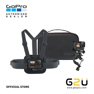 GoPro Sports Kit ชุดอุปกรณ์เสริมพร้อมกระเป๋าใส่ที่เหมาะสำหรับกิจกรรมกีฬา