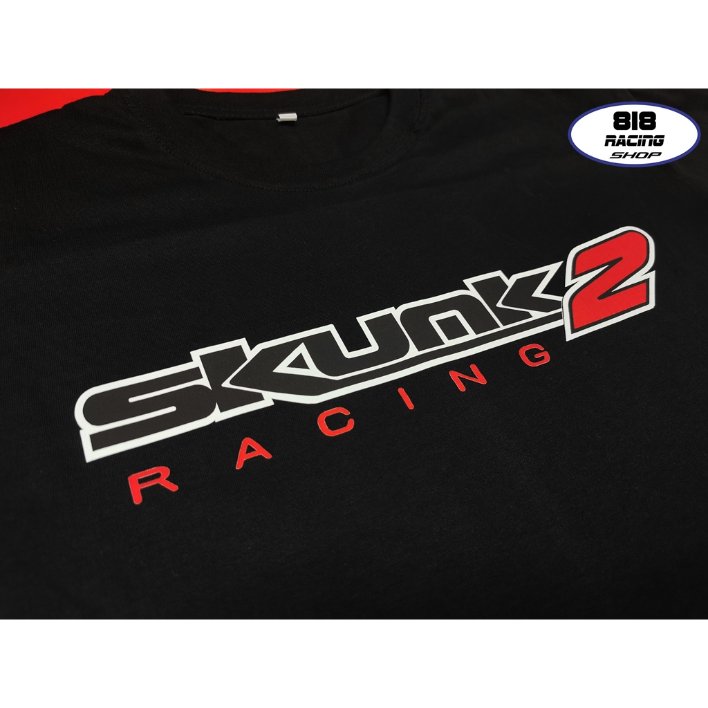 เสื้อยืด RACING เสื้อซิ่ง [COTTON 100%] [SKUNK 2]
