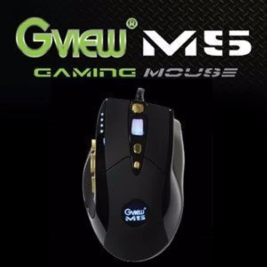 Gaming Mouse Gview M5เกมมิ่งเมาส์(Black) #630