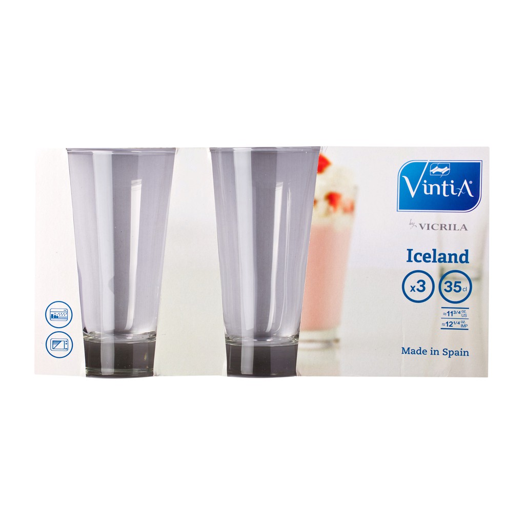 แก้วน้ํา Vintia Iceland (3 ชิ้น)