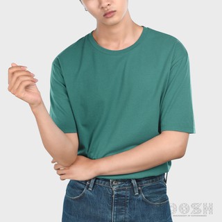 DOSH BASIC-T SHIRTS เสื้อยืด คอกลม แขนสั้น สีเขียว FUMT5000-GR