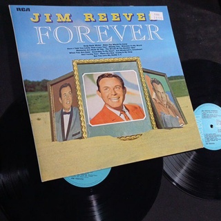 แผ่นเสียง 12 นิ้ว 2 LP รวมเพลงยอดนิยม Jim Reeves Forevet ทดลองฟังได้ครับ