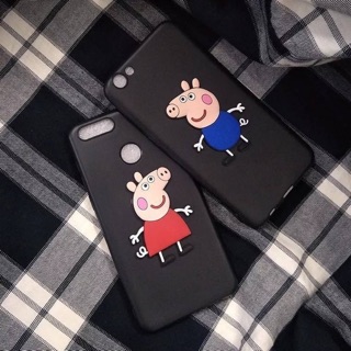 เคสคู่ เคสลายหมู peppa pig เคสไอโฟน เคสซัมซุง เคสออปโป้ เคสวีโว่ เคสหัวเหว่ย wiko xiaomi