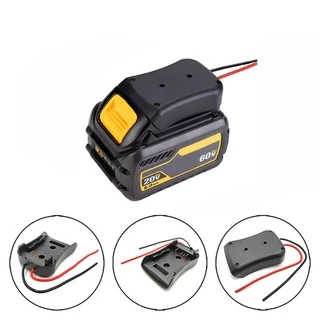 สําหรับ Makita/Bosch/Milwaukee/Dewalt/Black & Decker 18V แบตเตอรี่อะแดปเตอร์ขั้วต่อ DIY อะแดปเตอร์ Dock Holder 14 Awg สายไฟ