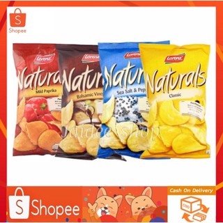 🔥SALE🔥🥔มันฝรั่งทอดกรอบ🥔  ลอเรนซ์ lorenz natural chips 100g.