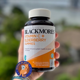 Blackmores Vitamin C Elderberry 120 Gummy ✅แท้จากออสเตรเลีย✅ กัมมี่วิตามินซี