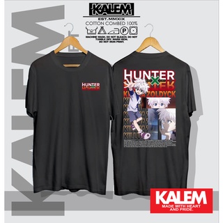 เสื้อยืดโอเวอร์ไซส์เสื้อยืด พิมพ์ลายอนิเมะ killua zoldyck hunter x hunter KALEM CLOTHINGS-3XL