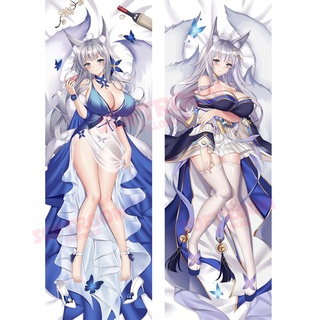 Azur Lane Shinano Dakimakura ปลอกหมอนอิงโซฟา แบบนิ่ม ลายอนิเมะญี่ปุ่น Otaku ขนาด 50x150 ซม. DK2477