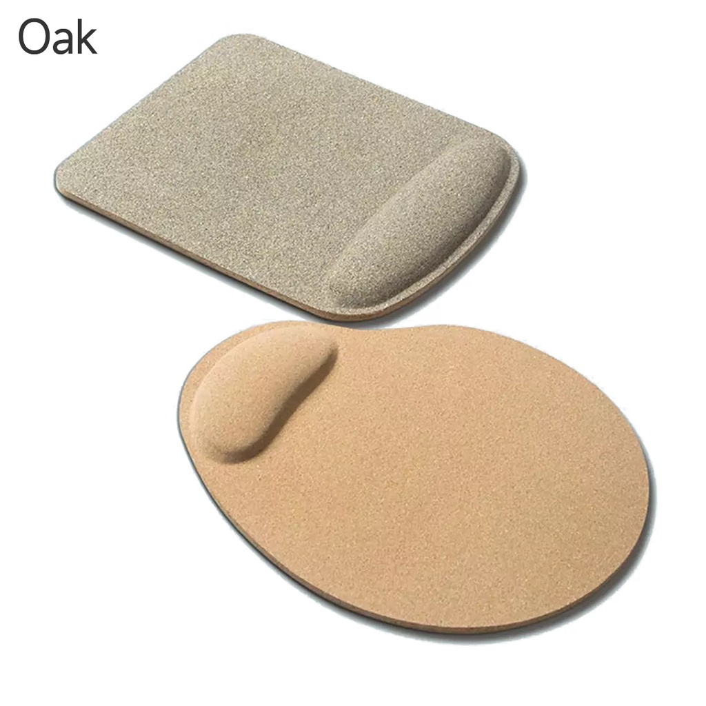 Oak แผ่นรองเมาส์ ป้องกันข้อมือ วัสดุธรรมชาติ สัมผัสลื่น เป็นมิตรกับผิว สําหรับเล่นเกม สํานักงาน ทํางาน