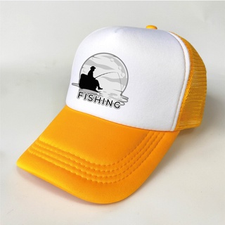 หมวกตกปลา คนตกปลา Fishing ใส่สวย หล่อ เท่ ได้ปลาใหญ่ หมวกแก๊ป Cap หมวกตาข่าย ระบายอากาศ สินค้าราคาพิเศษ