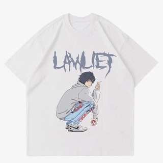 [COD]เสื้อยืด พิมพ์ลายอนิเมะ DEATH LAWLIET NOTE | เสื้อยืด พิมพ์ลายอนิเมะญี่ปุ่น HYPEBEAST | เสื้อยืด สไตล์สตรีท | ชุดเส