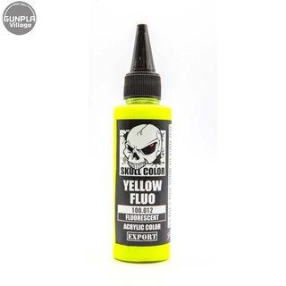 Skull Color 100.012 Yellow Fluo 60 ml (Fluorescent) 8853100903120 (สี)