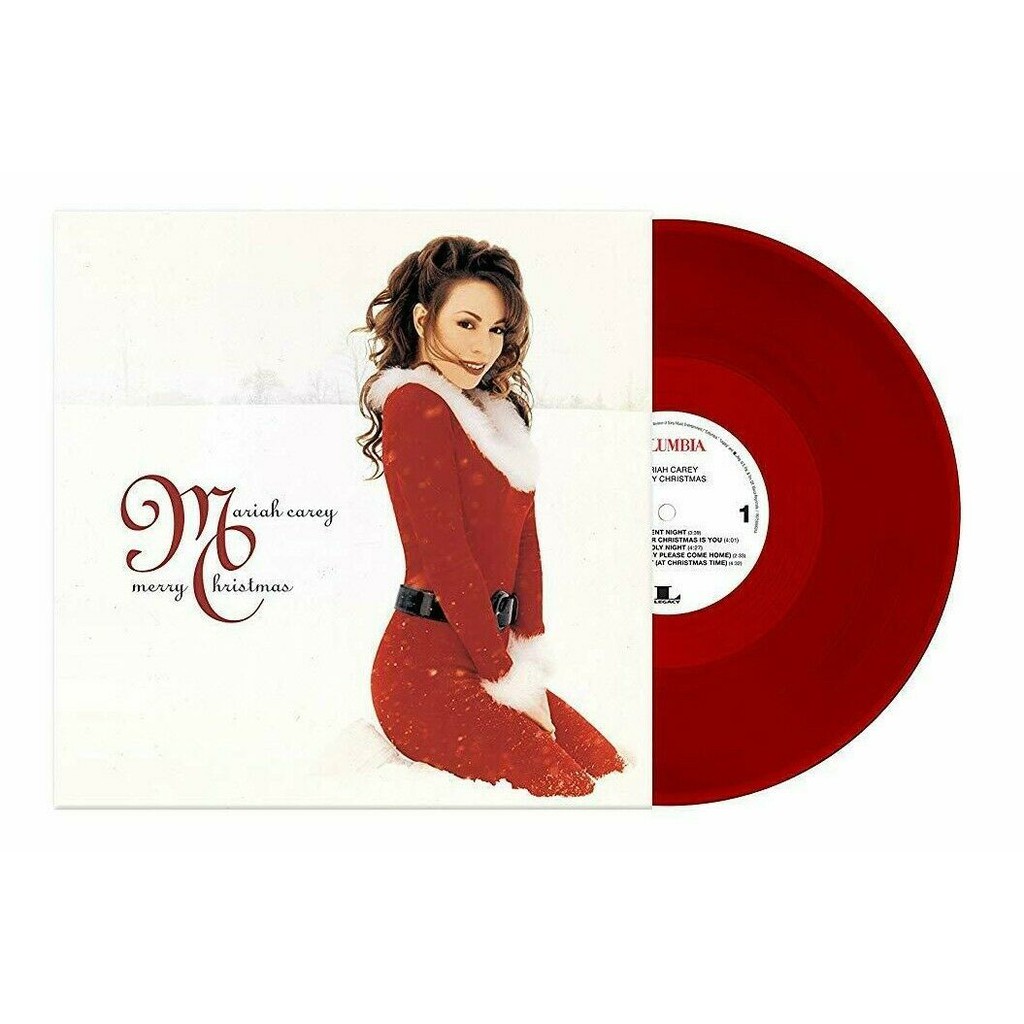 Mariah Carey - Merry Christmas LP ใหม่เอี่ยม ไวนิลสีแดง