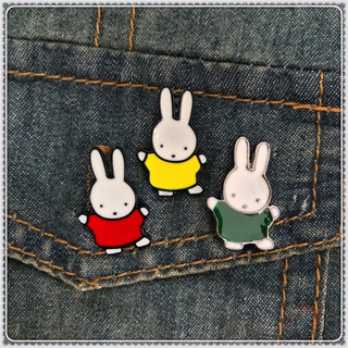 ★ Miffy Series 01 - Classic Cartoon Character Brooches ★ 1Pc Cute Rabbit Creative Fashion Doodle Enamel Pins Backpack Button Badge Brooch