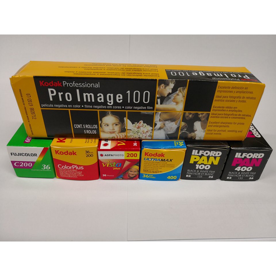 ฟิล์มถ่ายรูป ฟิล์ม 135mm และ กล้องถ่ายแล้วทิ้ง