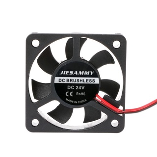 Rr พัดลมระบายความร้อนหม้อน้ําคอมพิวเตอร์ สําหรับเคส PC CPU Cooler 50 มม. 5010 DC 24V