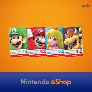 Nintendo Switch eShop 10 | 20 | 35 | 50 (US Store)