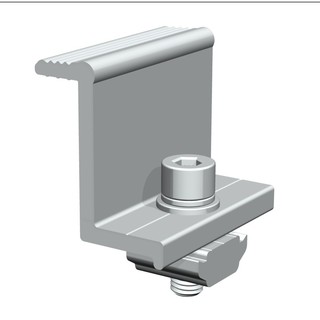 อุปกรณ์ยึดปลายแผงโซล่าร์เซลล์อะลูมิเนียม 35 มล. End Clamp 35 mm