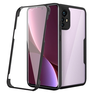 360 Full Body Phone Case Xiaomi Mi 11 Mi 11 Lite Mi 12 12 Pro Poco M4 Pro 5G Poco M3 Pro 5G Redmi Note 11 Pro Plus 5G Redmi Note 11 11s Double Side Transparent Protect Cover