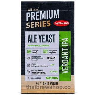 ยีส Lallemand LalBrew Verdant IPA Brewing Yeast 11 กรัม