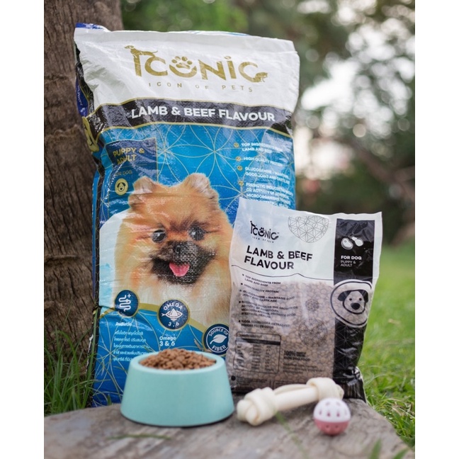 ICONIC DOG LAMB AND BEEF 15 KILOGRAM • อาหารสุนัขพันธุ์เล็ก รสแกะและเนื้อ กระสอบฟ้า 15 กิโลกรัม - รูปที่ 6