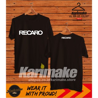 เสื้อยืด ลาย Recaro Upholstery Racing สําหรับรถยนต์สามารถปรับแต่งได้