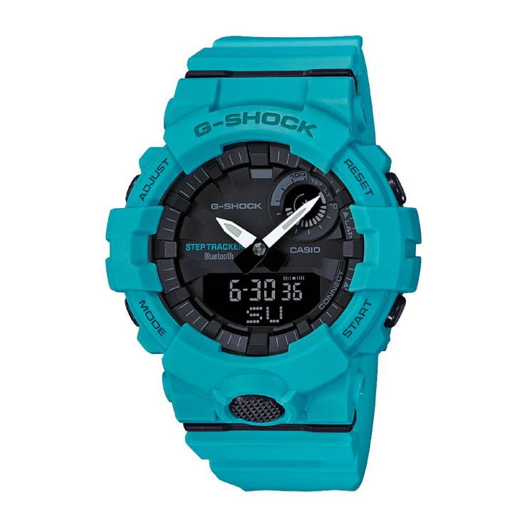(แท้ CMG) CASIO นาฬิกาG-Shock (54.1mm,สีฟ้า) รุ่น GBA-800-2A2DR ประกันศูนย์