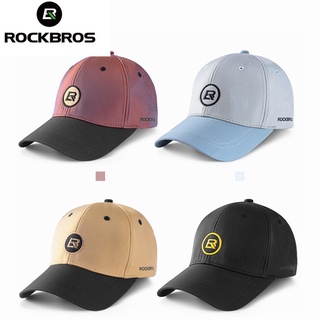 Rockbros หมวกขี่จักรยาน ผู้ชาย ผู้หญิง ป้องกันแสงแดด ระบายอากาศ หมวกวิ่ง ตั้งแคมป์ กีฬากลางแจ้ง