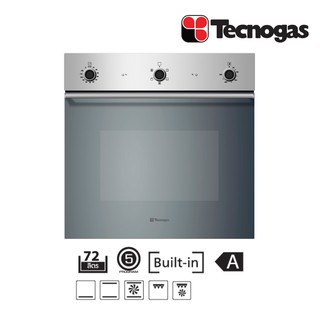 TECNOGAS เตาอบแบบฝังเฟอร์นิเจอร์ ขนาด 60 ซม. ความจุ 72 ลิตร รุ่น FN3K66E5X - 60 NEXT 3K STEEL