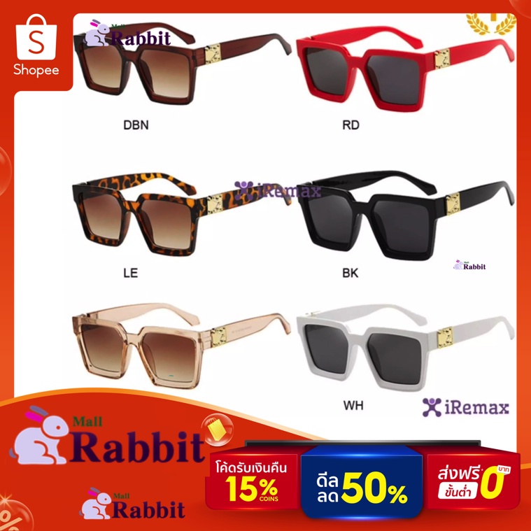 ลด 50% ใส่โค้ด INCLZ11  New Post แว่นตาแฟชั่น แว่นเก็บทรง(พร้อมส่ง)(B04）มี 6 สีและซองใส่แว่นให้เลือก