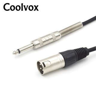 Coolvox โมโน Xlr ชายแจ็ค 6 . 35 / 6 . 5มม.