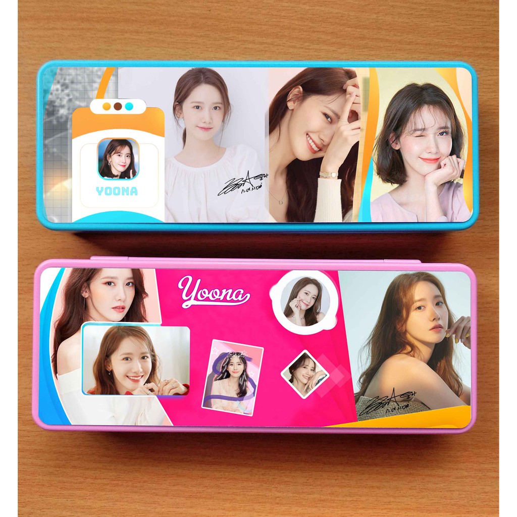 Yoona SNSD กล่องใส่ปากกา 2 ชั้น