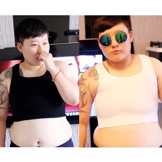 เสื้อกล้ามทอมอ้วน มีสเตย์ในตัว มีอกถึง 50 นิ้ว เสื้อกล้ามทอมไซส์ใหญ่ ตะขอ 3 ระดับ (พร้อมส่ง จากไทย 🇹🇭)