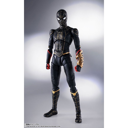 S.H.Figuarts Spider-Man [Black & Gold Suit] (Spider-Man: No Way Home)#4573102620927