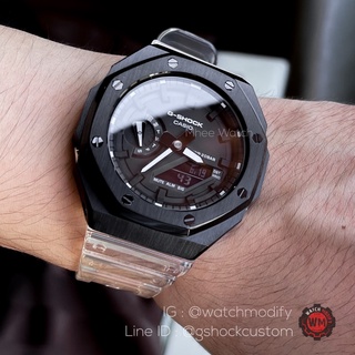 G-Shock AP Stainless Black Gen2 Edition รุ่น GA-2100SKE-7A ของแท้ ประกัน 1 ปี