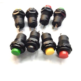 SWITCH  กดติด-ปล่อยดับ 12mm 125VAC แพ็ค10ตัว