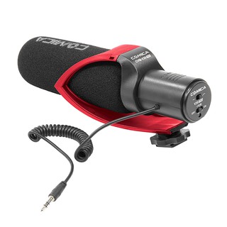 COMICA CVM-V30 PRO R (RED) ไมโครโฟน Shotgun รับเสียงแบบ Directional Condenser สำหรับกล้องถ่ายรูป DSLR