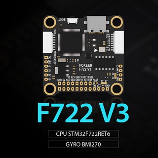 Foxeer F722 V3 ตัวควบคุมการบิน 30.5X30.5 มม. BMI270 Dual BEC OSD BlackBox 3-6S F7 สําหรับโดรน X8 DJI FPV DIY