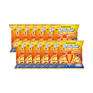 อาริงาโตะ ข้าวเกรียบปลาหมึก 3 รส 18 กรัม แพ็ค 12 ซอง