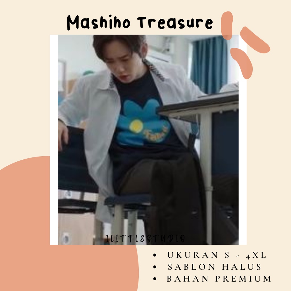 เสื้อยืดดอกไม้ Mashiho Treasure fallet