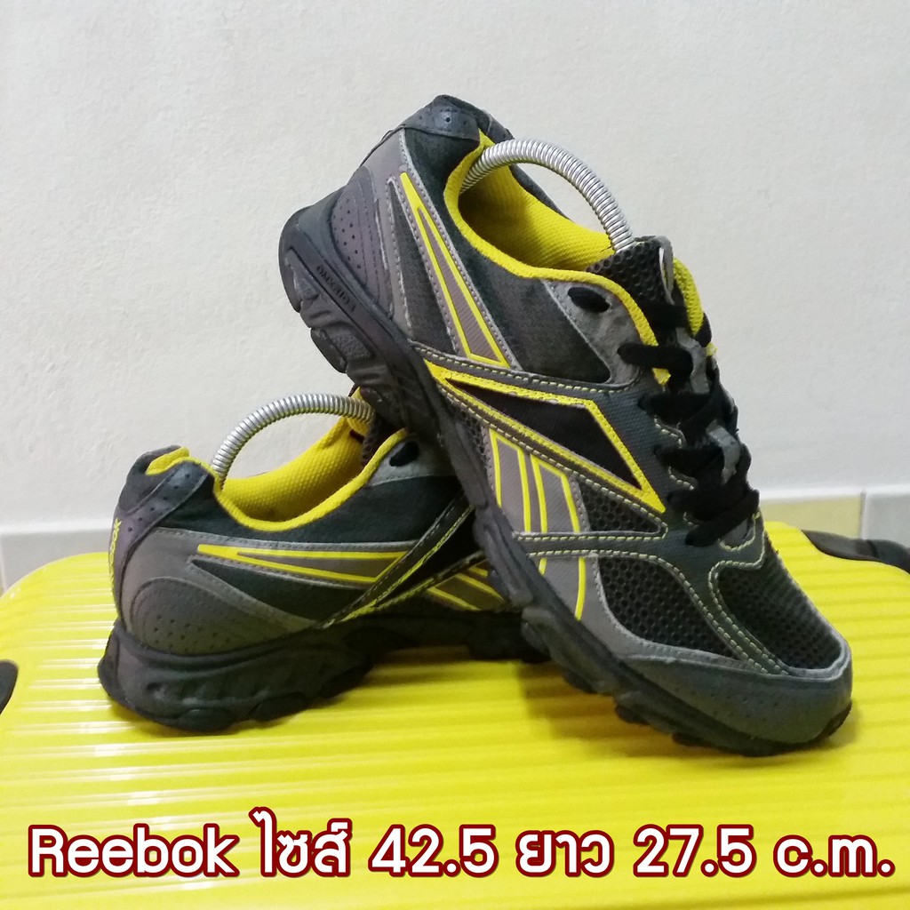 Reebok มือสอง ของแท้ ไซส์ 42.5 ยาว 27.5 เซน สภาพสวยมาก(รองเท้ารีบอค Reebox รุ่น DMXride เบอร์ ขนาด ไซต สภาพดี ใหม่ กริ๊บ