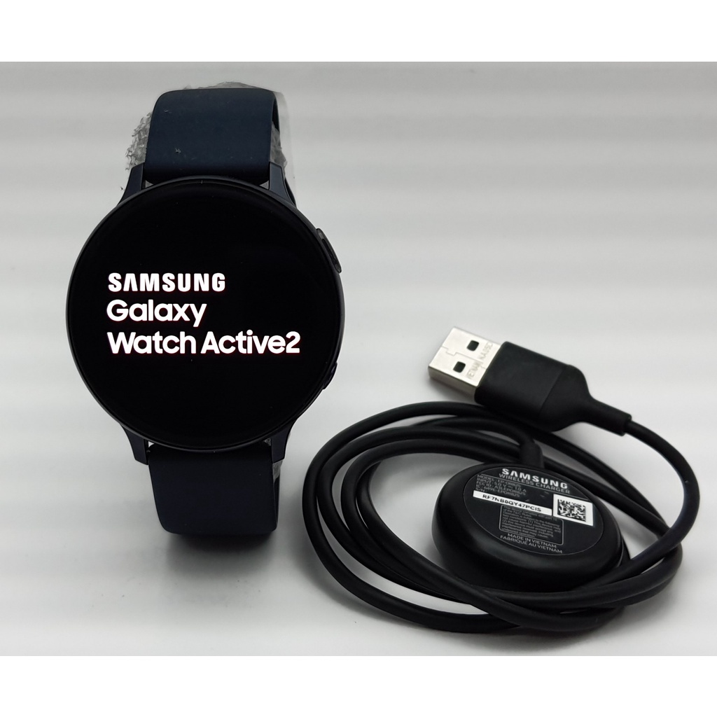 นาฬิกา SAMSUNG GALAXY WATCH ACTIVE2 SM-R820 44 MM พร้อมสายชาร์จ ไม่มีกล่อง (ใหม่) #S61