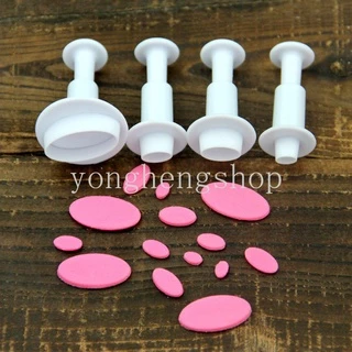 แม่พิมพ์ตัดคุกกี้ บิสกิต ลายดอกไม้ ใบไม้ 1 ชุด DIY